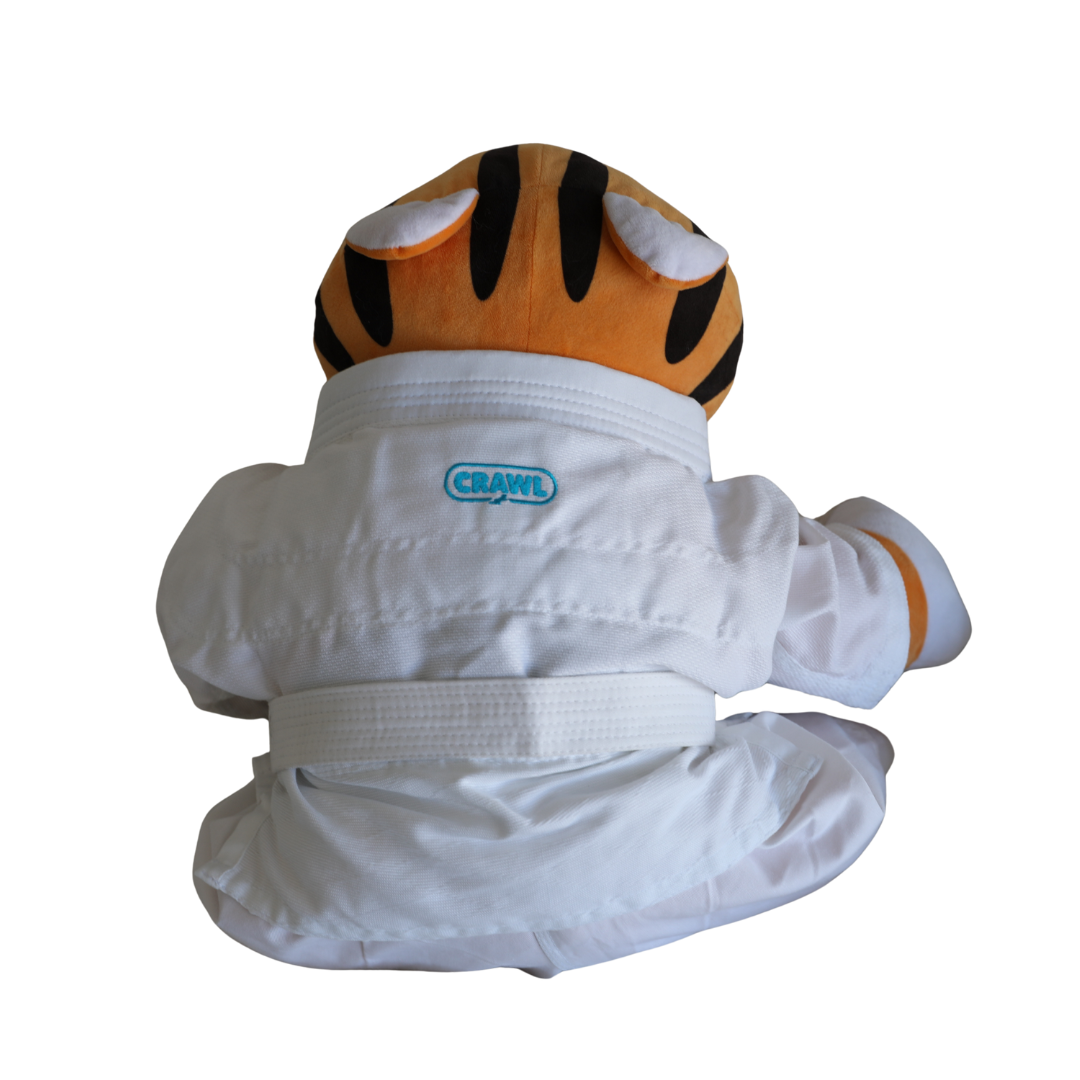 Plush Tiger Training Buddy Gi Set – Toddler Martial Arts Judo & Jiu-Jitsu Outfit