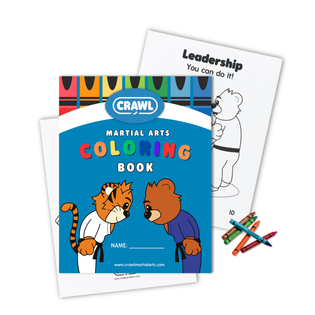 CRAWL Martial Arts Coloring Book
