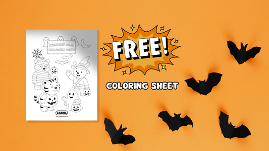 🎃 Free Halloween Coloring Sheet: CRAWL’s Friendship Dojo Halloween Party!