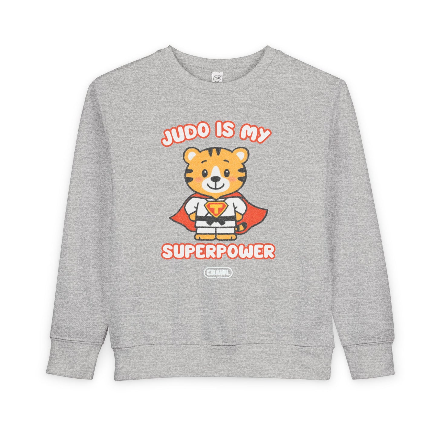 "Judo is My Superpower" Toddler Crewneck Sweatshirt