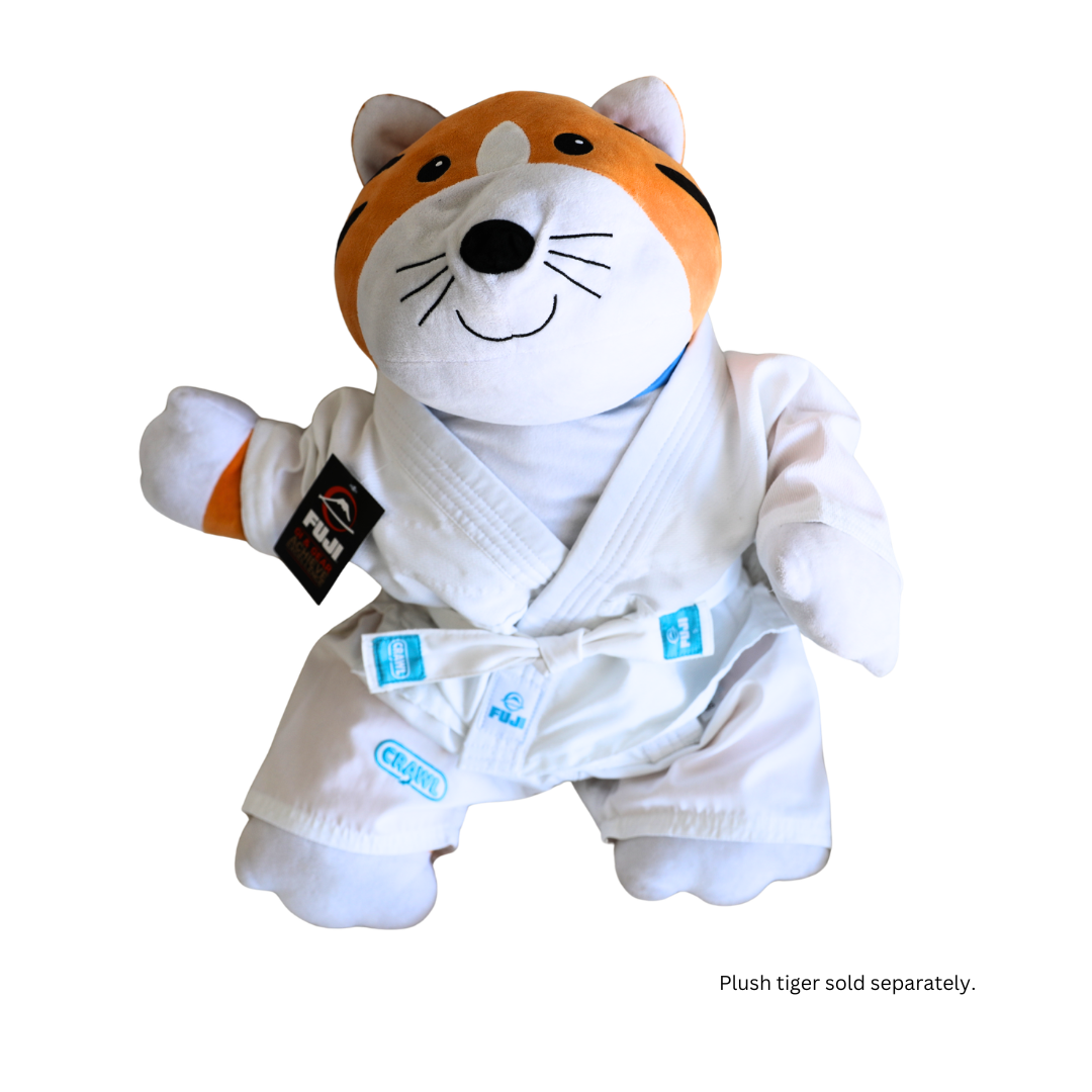 Plush Tiger Training Buddy Gi Set – Toddler Martial Arts Judo & Jiu-Jitsu Outfit