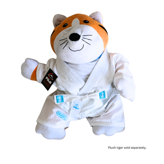 Plush Tiger Training Buddy Gi Set – Toddler Martial Arts Judo & Jiu-Jitsu Outfit
