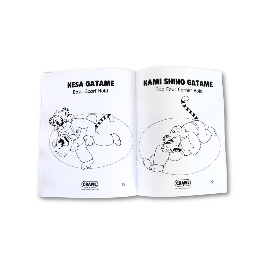 CRAWL Martial Arts Coloring Book