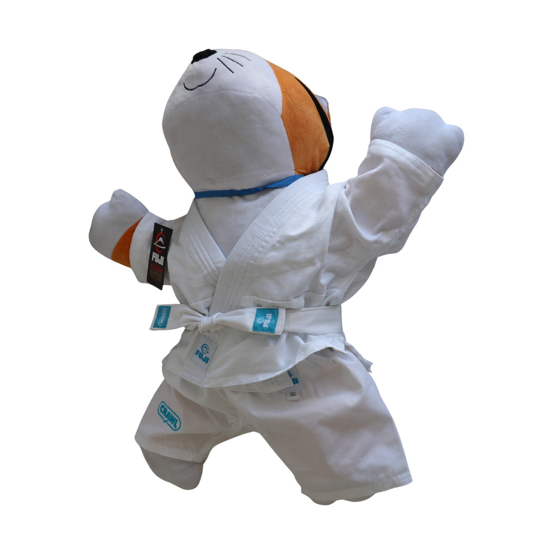 Plush Tiger Training Buddy Gi Set – Toddler Martial Arts Judo & Jiu-Jitsu Outfit